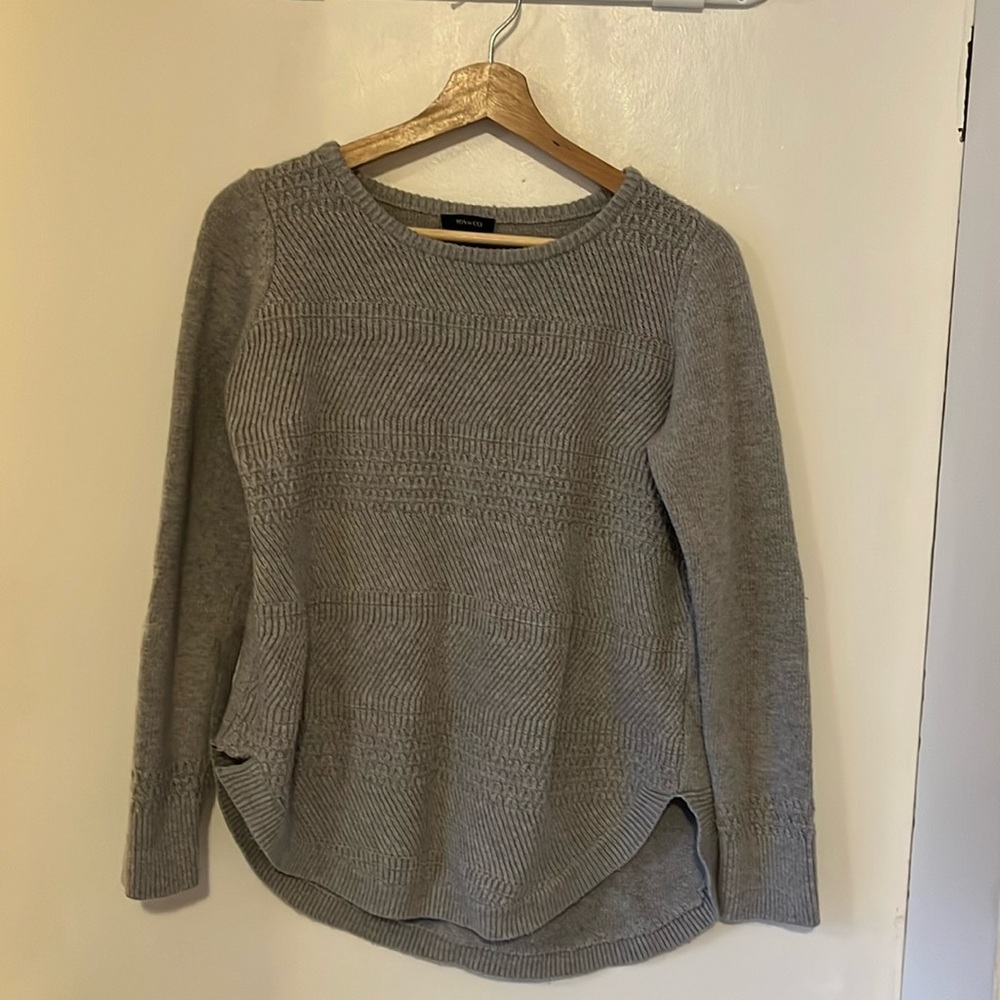 RW&CO Grey Sweater size Large